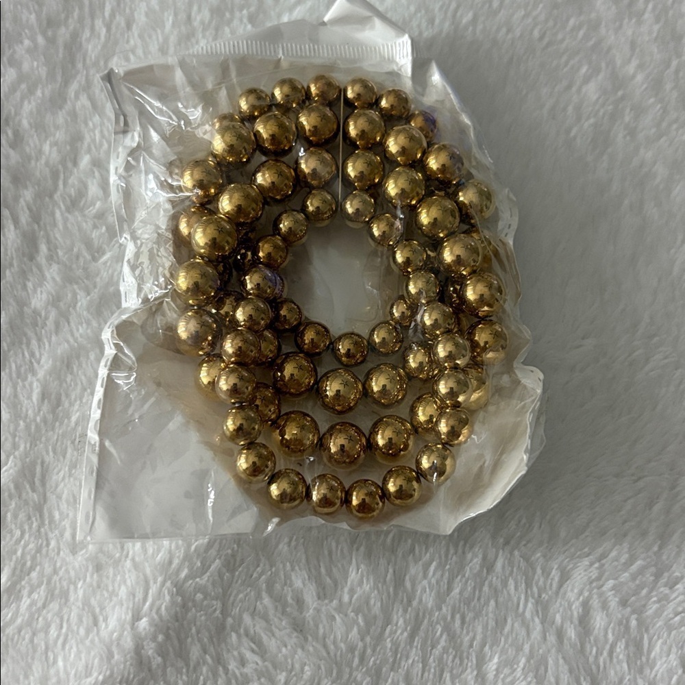 Chic Gold Beaded bracelet